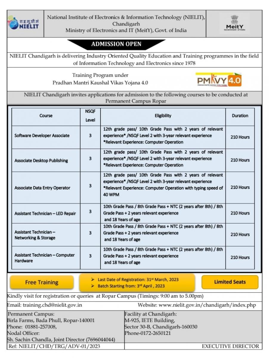 DOEACC 'B' Level | Government Of India : National Institute Of ...